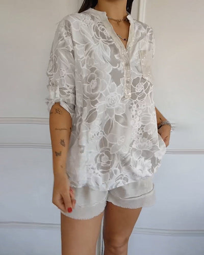 Charie | Blusa con estampado floral