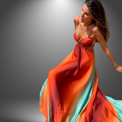 Brienda - Vestido largo Premium para mujer