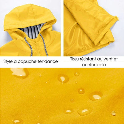 Ashlie | Chaqueta impermeable y cortavientos
