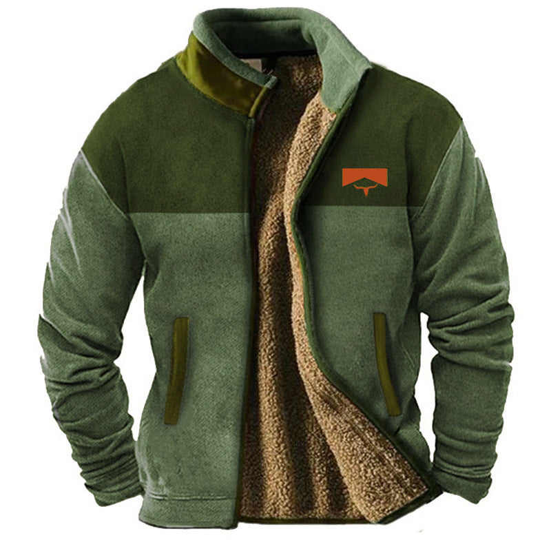 Mathéo - Chaqueta polar informal para hombre