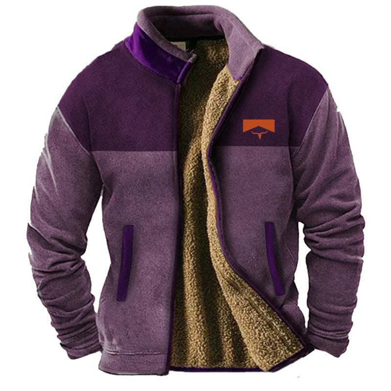 Mathéo - Chaqueta polar informal para hombre