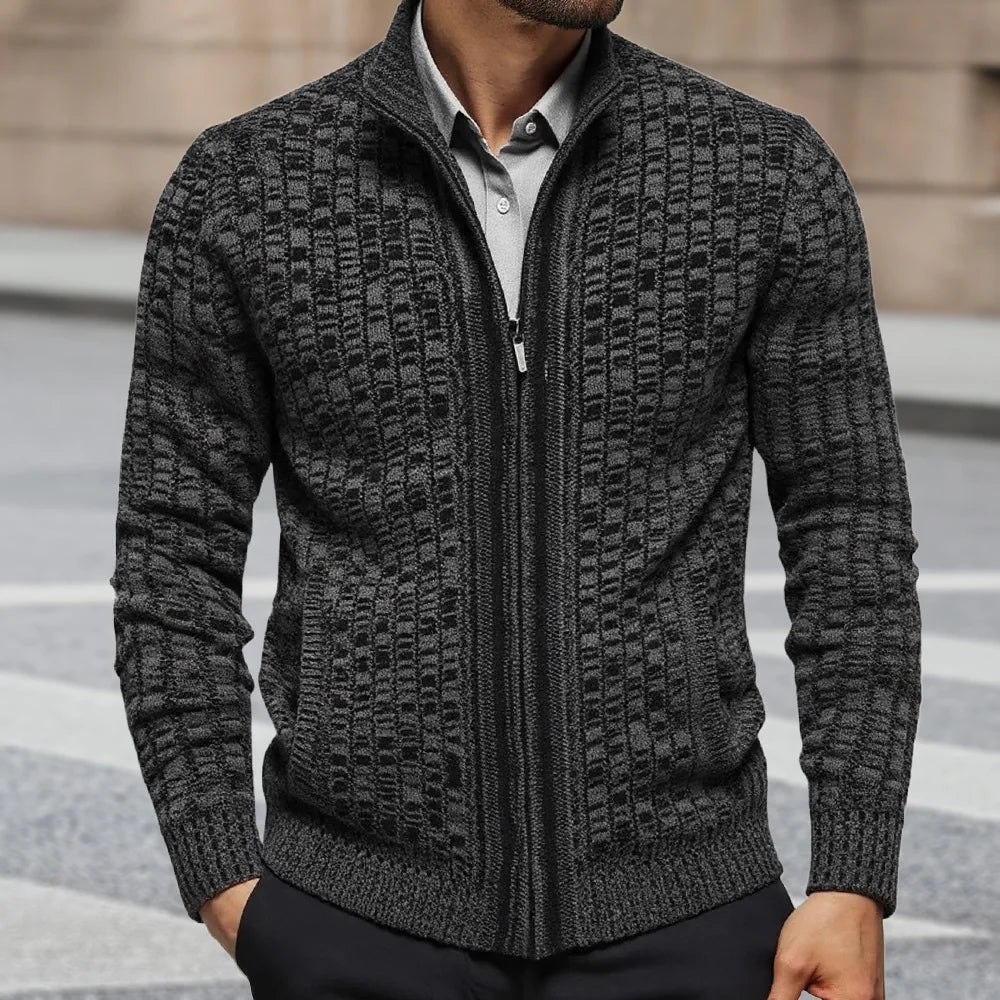 Jean - Cárdigan Con Cremallera y Bolsillos, Ideal para Otoño 2025