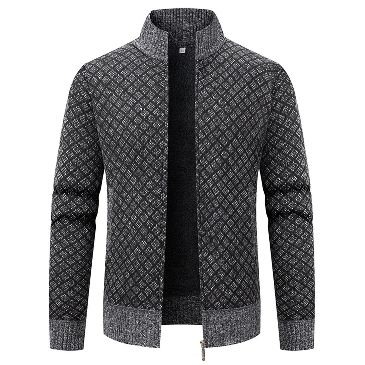 Chaqueta de Jean Casual con Cuello Alto y Corte Ajustado para Máximo Confort, Ideal para la Temporada.