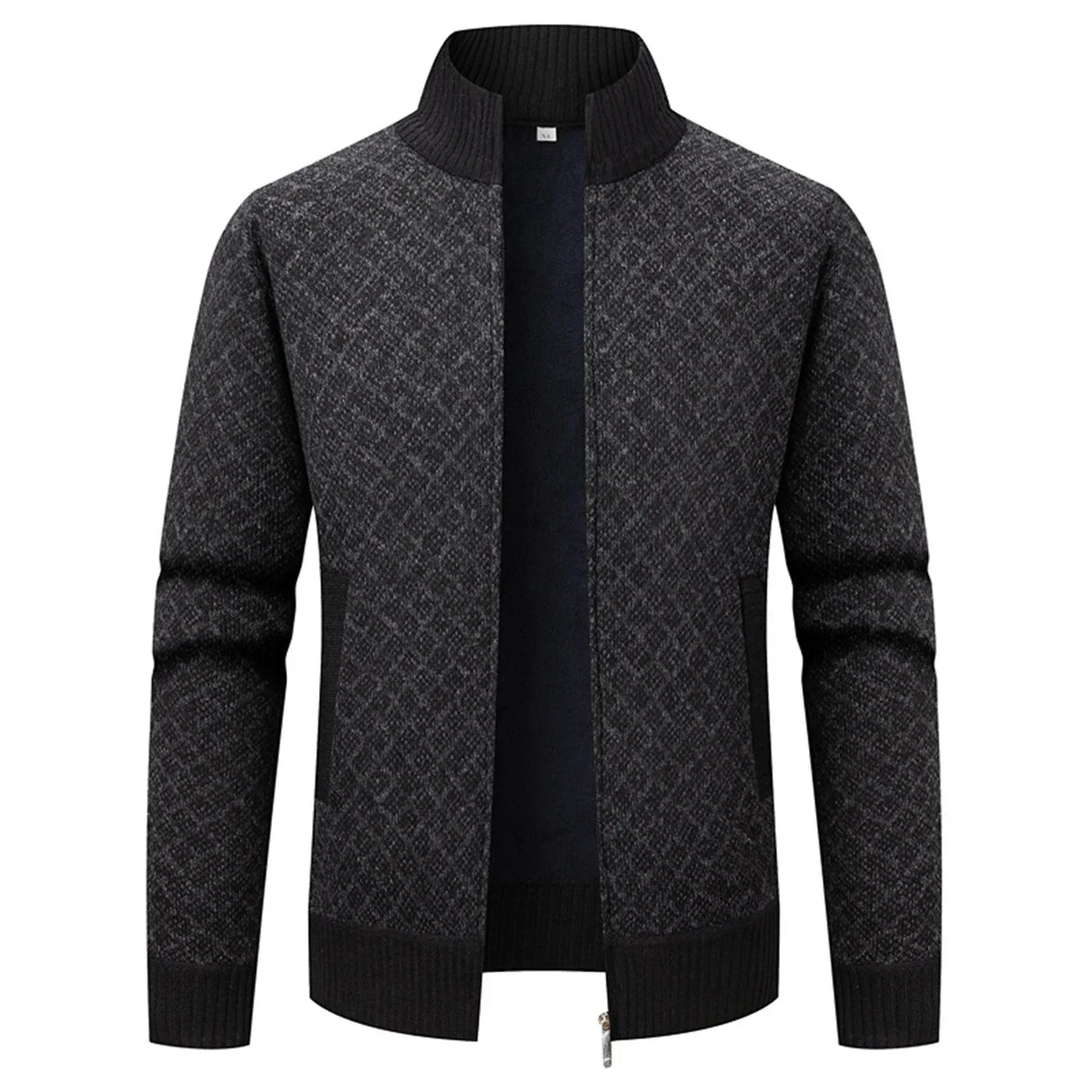 Chaqueta de Jean Casual con Cuello Alto y Corte Ajustado para Máximo Confort, Ideal para la Temporada.