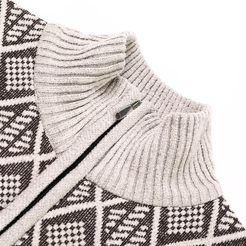 Louis | Terciopelo Denso con Cierre de Cremallera