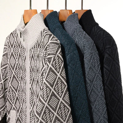 Louis | Terciopelo Denso con Cierre de Cremallera