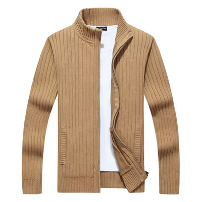 Chaqueta Acolchada con Cremallera para Hombre - Estilo y Comodidad Ideal para Primavera y Otoño