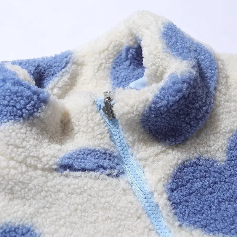 Monica | Chaqueta reversible con corazones