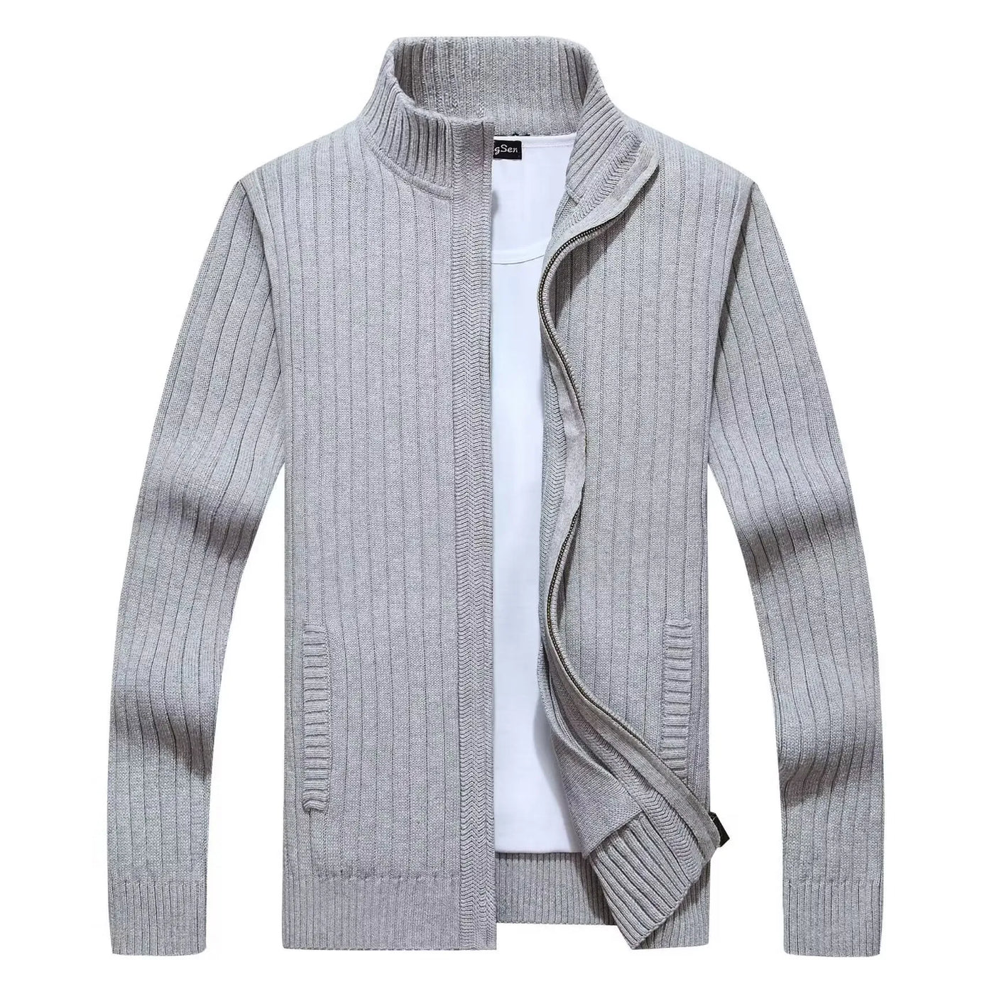 Chaqueta Acolchada con Cremallera para Hombre - Estilo y Comodidad Ideal para Primavera y Otoño
