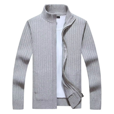 Chaqueta Acolchada con Cremallera para Hombre - Estilo y Comodidad Ideal para Primavera y Otoño