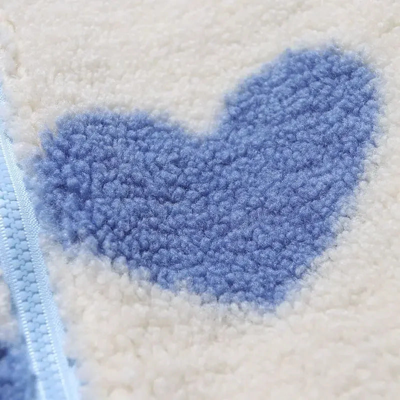 Monica | Chaqueta reversible con corazones