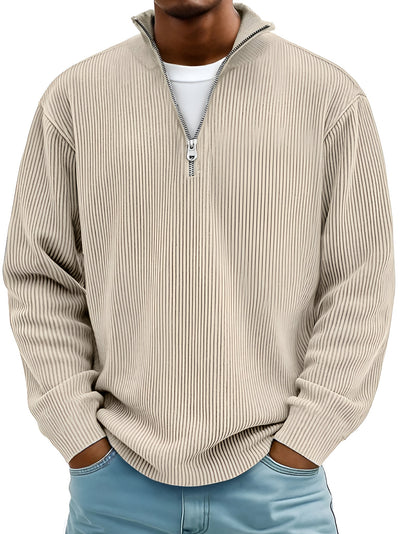 Thiago™ | Suéter Elegante con Media Cremallera