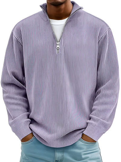 Thiago™ | Suéter Elegante con Media Cremallera