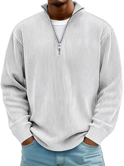 Thiago™ | Suéter Elegante con Media Cremallera