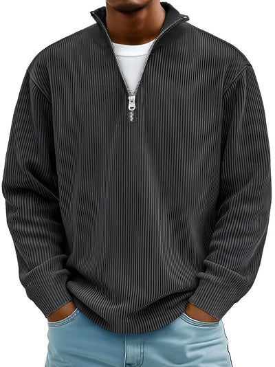Thiago™ | Suéter Elegante con Media Cremallera