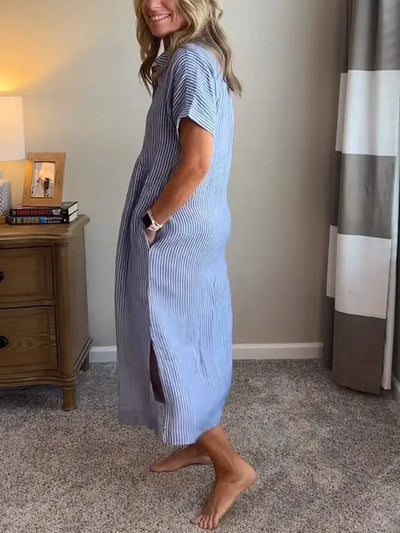 Belicia | Vestido relajado a rayas