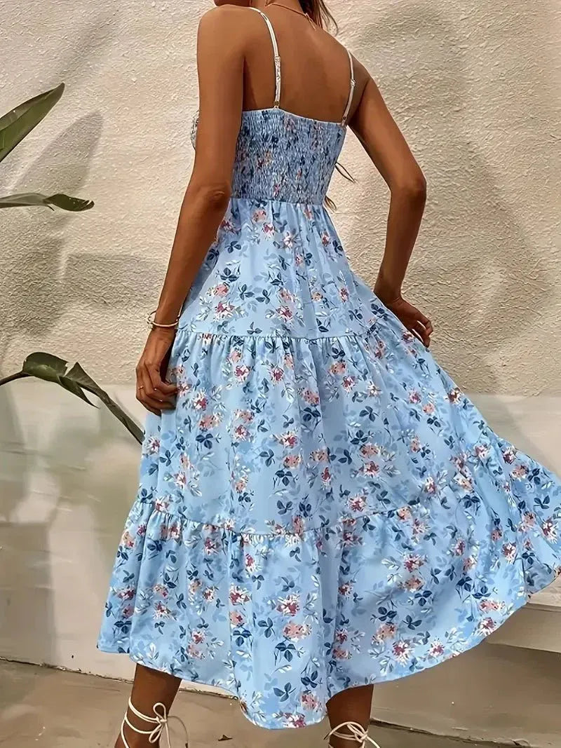 Eva – Vestido Floral de Verano