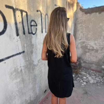 Isla - Vestido sin mangas con escote en V