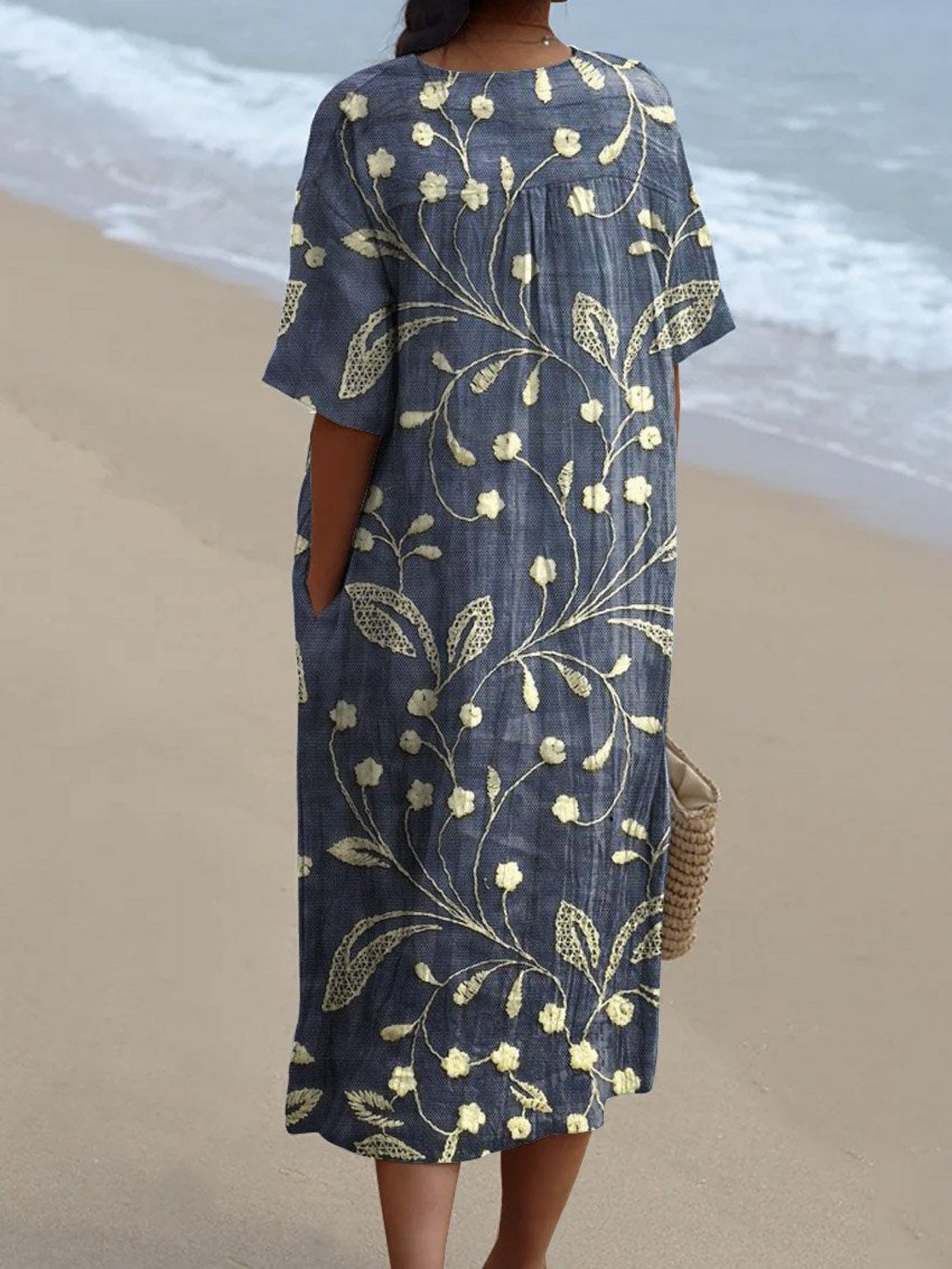 Itzel | Vestido Hoja de medianoche